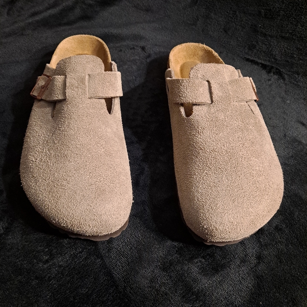 Birkenstock Boston Footbed Suede